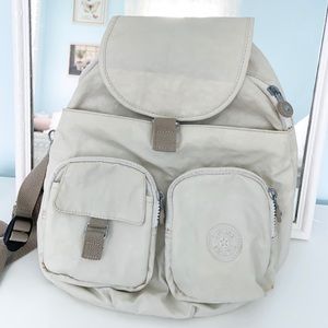 Kipling Mini White Backpack